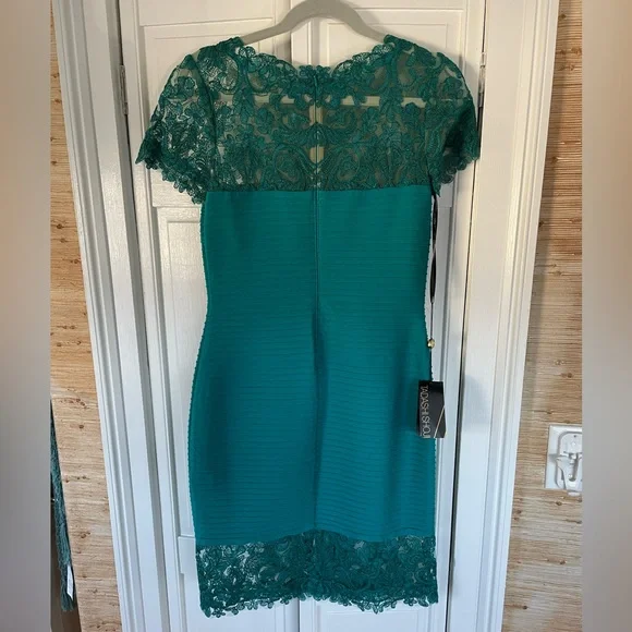 Tadashi Shoji | Dresses | Gorgeous Tadashi Shoji Emerald Green Aqua Blue  Medium Probably Fits Like An 8 | Poshmark